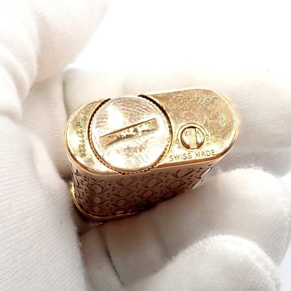 Vintage Cartier Pasha Rose Gold Tone Lighter - Picture 10 of 15